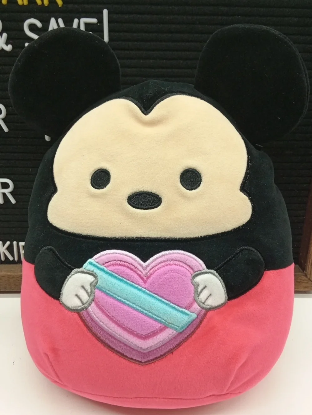 Squishmallows Disney Mickey Mouse Valentine Plush